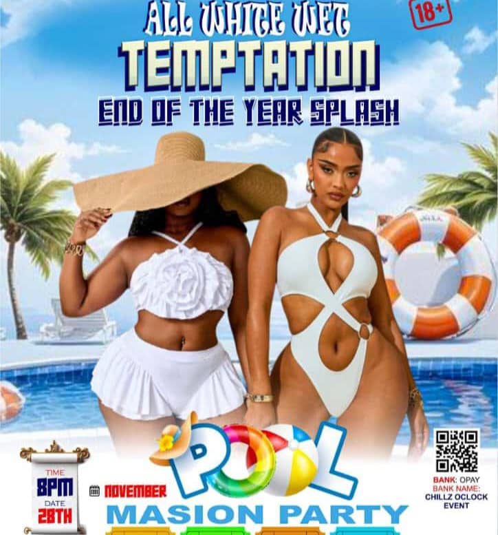 All-White Wet Temptation- End Of The Year Splash